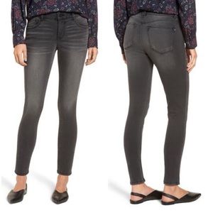 Wit & Wisdom 'Ab'Solution Skinny Ankle Jeans Dark Gray 6